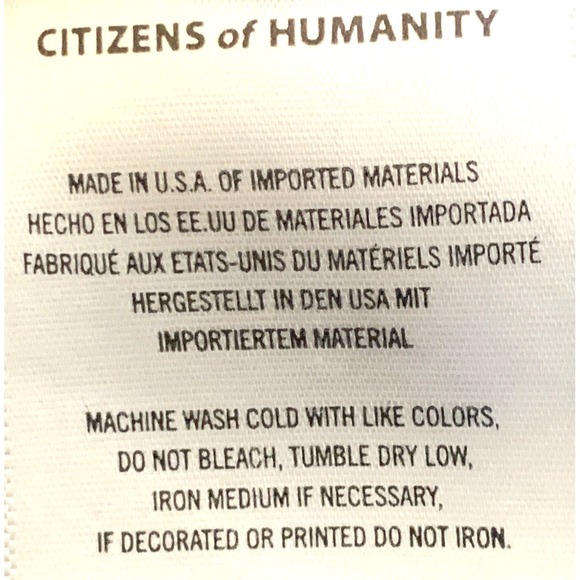 Citizens of Humanity Jeans Womens Size 33 Stella Straight Leg Cotton Blend USA - Picture 10 of 14